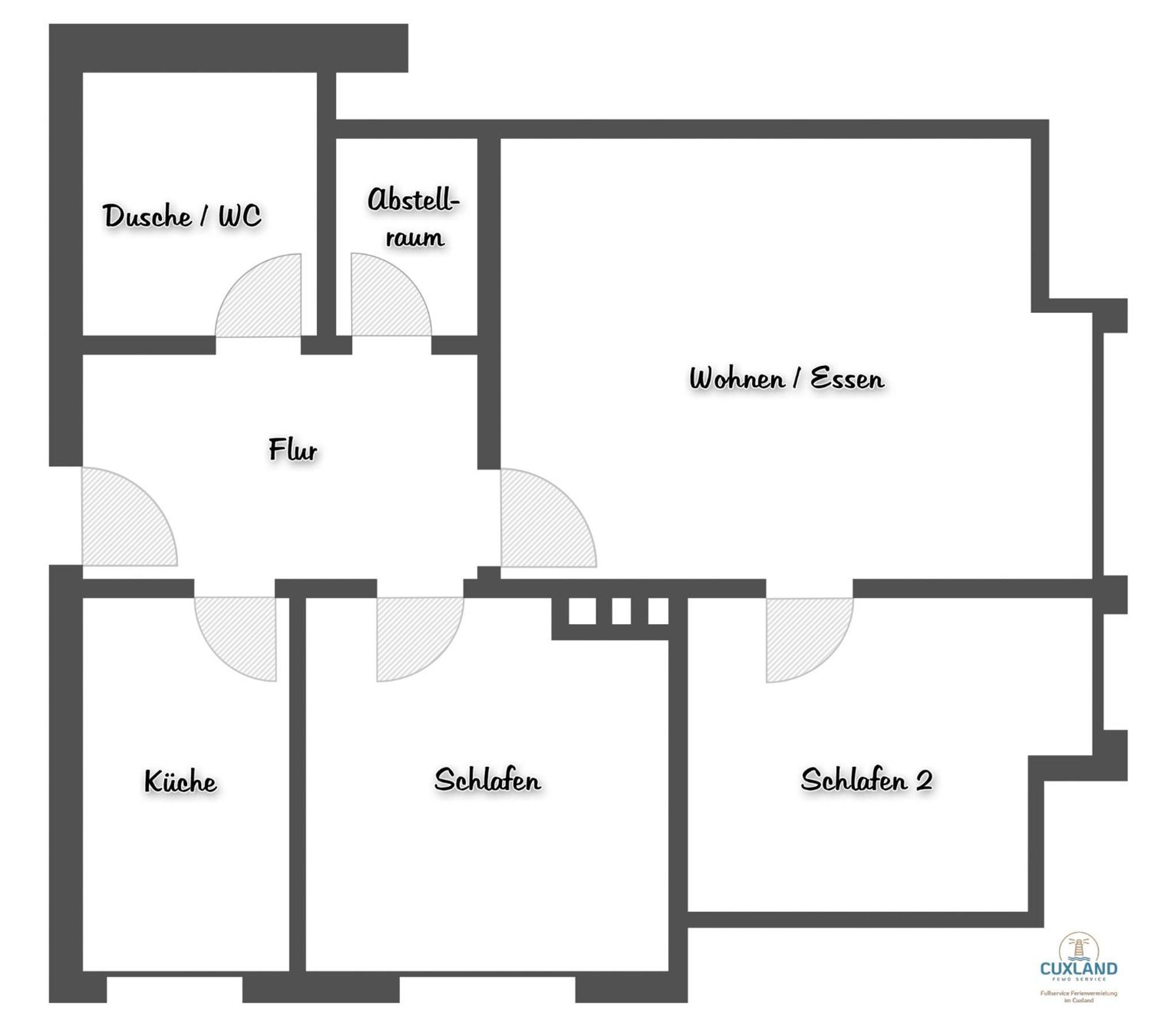 Haus Kerstin Duhnen Wohnung 8 Cuxhaven Esterno foto